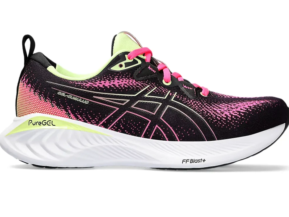 Hot ASICS GEL-CUMULUS 25 Black/Hot Pink