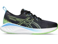 Shop ASICS GEL-CUMULUS 25 GRADE SCHOOL Black/Electric Lime