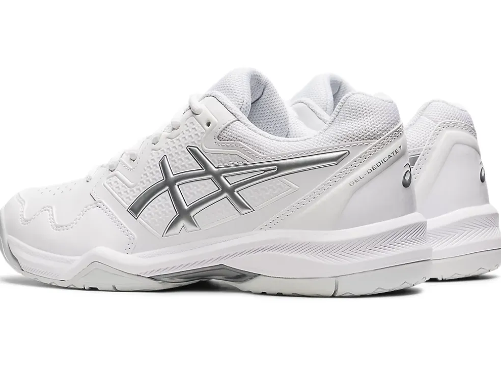 Cheap ASICS GEL-DEDICATE 7 White/Pure Silver