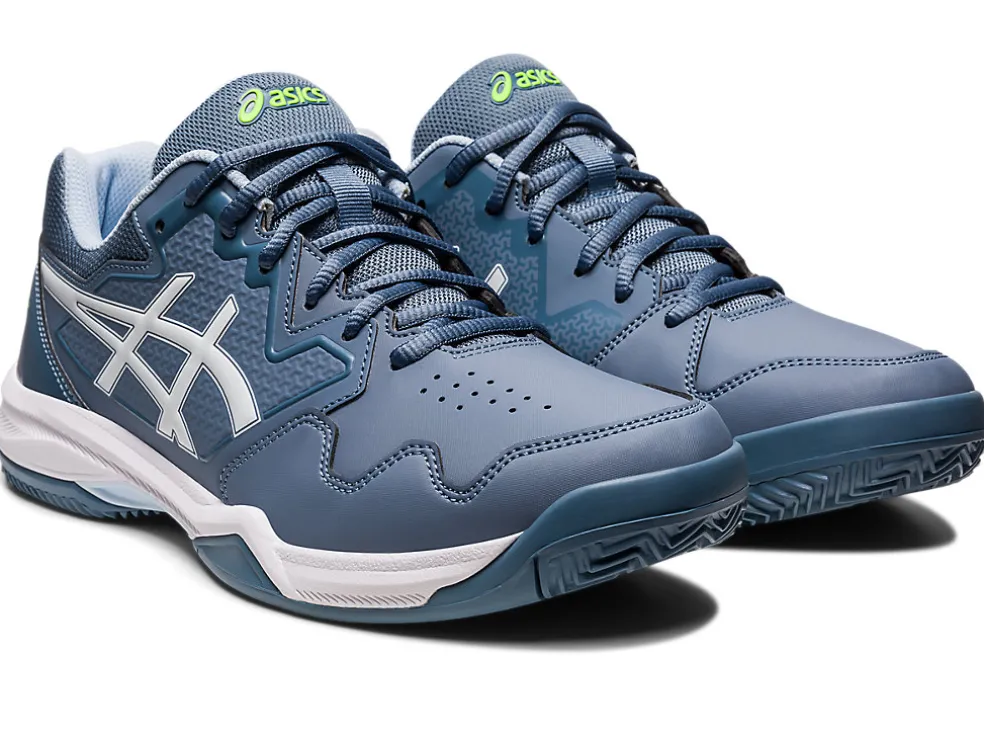 Best ASICS GEL-DEDICATE 7 CLAY Steel Blue/White
