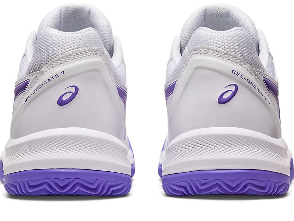 New ASICS GEL-DEDICATE 7 CLAY White/Amethyst