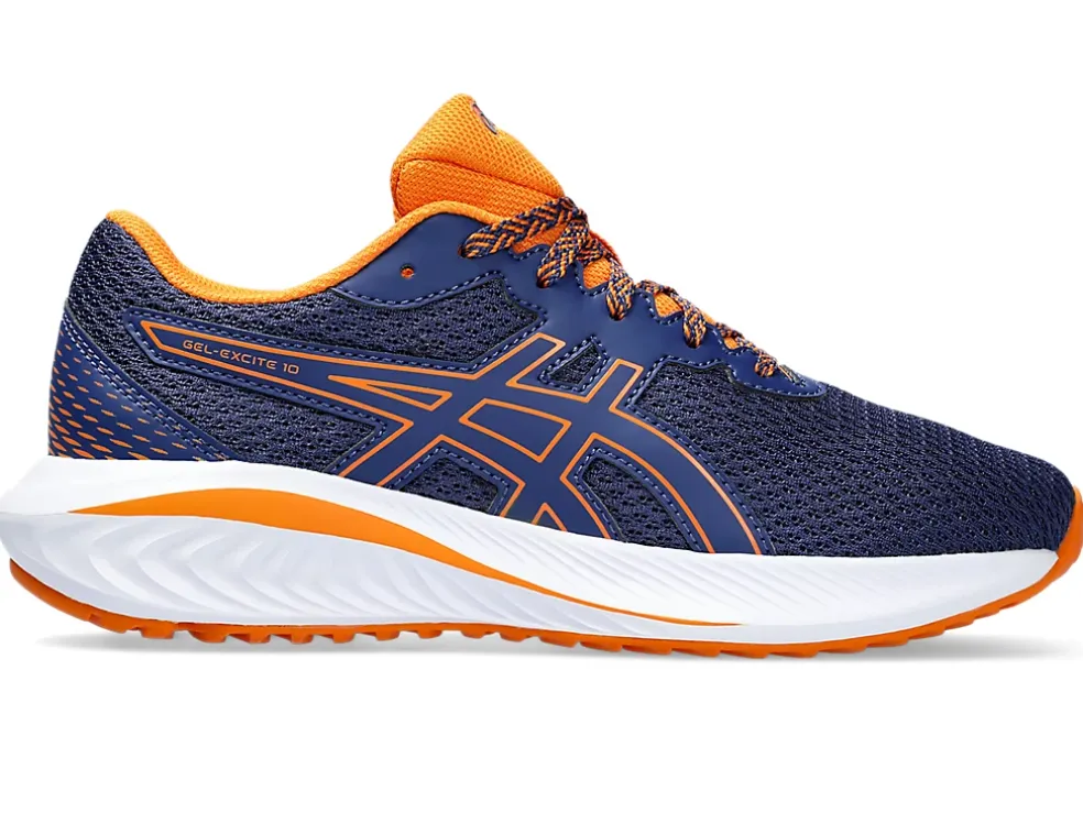 Online ASICS GEL-EXCITE 10 GRADE SCHOOL Deep Ocean/Bright Orange