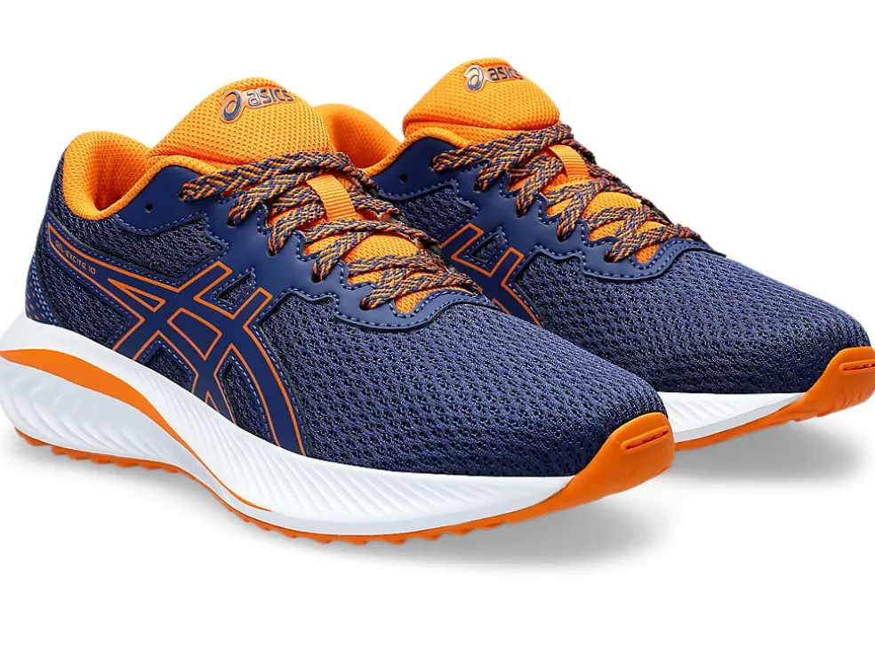 Online ASICS GEL-EXCITE 10 GRADE SCHOOL Deep Ocean/Bright Orange