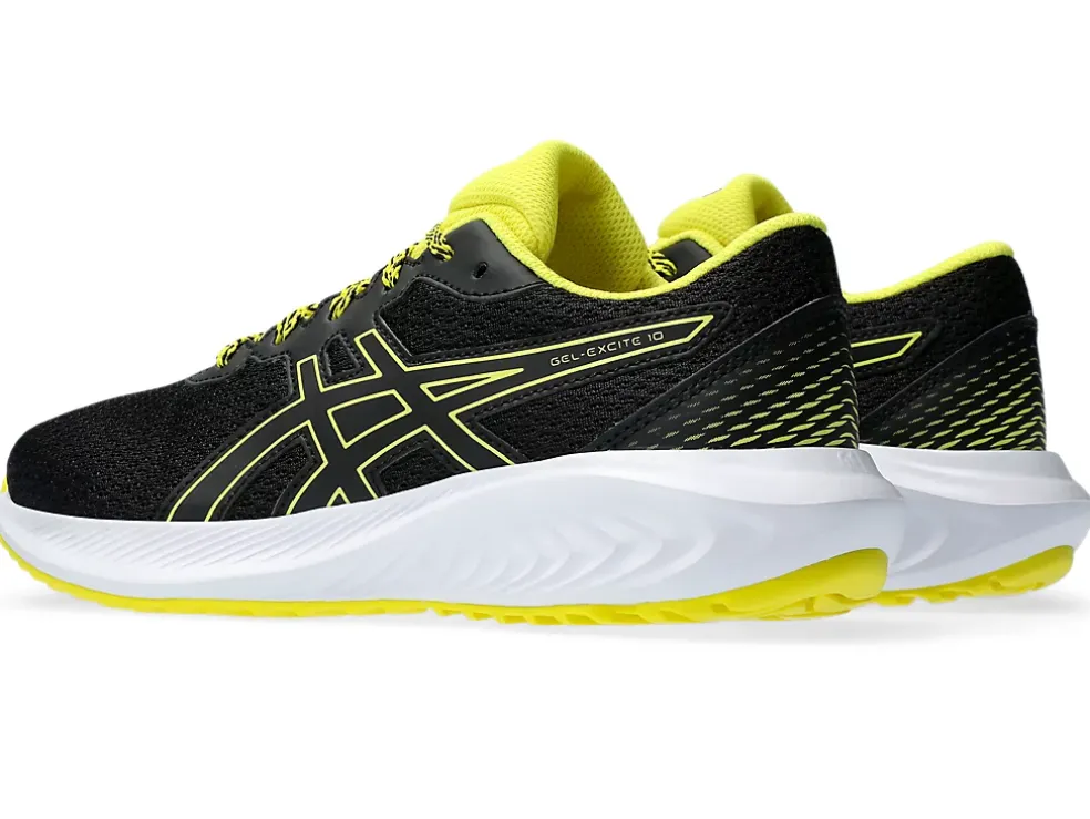 Sale ASICS GEL-EXCITE 10 GRADE SCHOOL Black/Bright Yellow