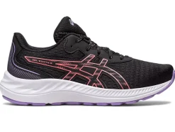 Shop ASICS GEL-EXCITE 9 GRADE SCHOOL Black/Papaya
