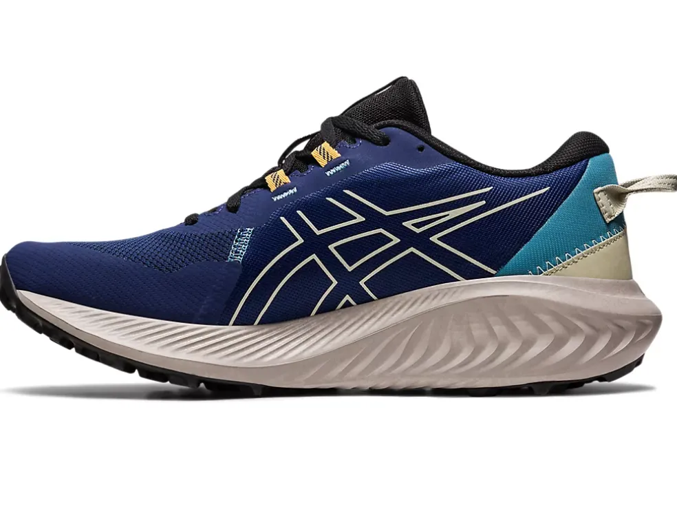Online ASICS GEL-EXCITE TRAIL 2 Deep Ocean/Dried Leaf Green