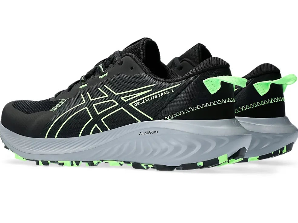Cheap ASICS GEL-EXCITE TRAIL 2 Black/Illuminate Green