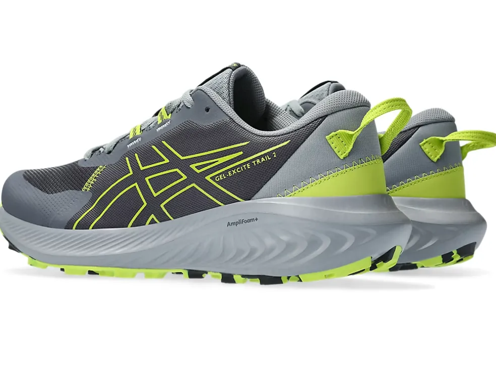 Fashion ASICS GEL-EXCITE TRAIL 2 Carrier Grey/Neon Lime