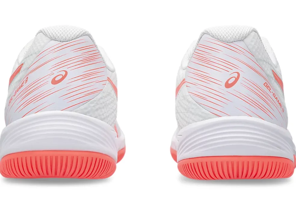 Flash Sale ASICS GEL-GAME 9 White/Sun Coral