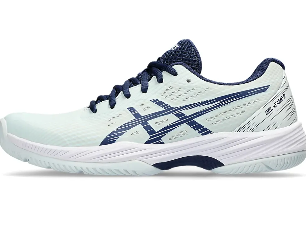 New ASICS GEL-GAME 9 Pale Mint/Blue Expanse