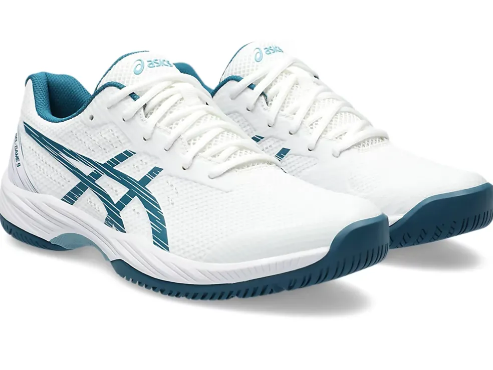 New ASICS GEL-GAME 9 White/Restful Teal
