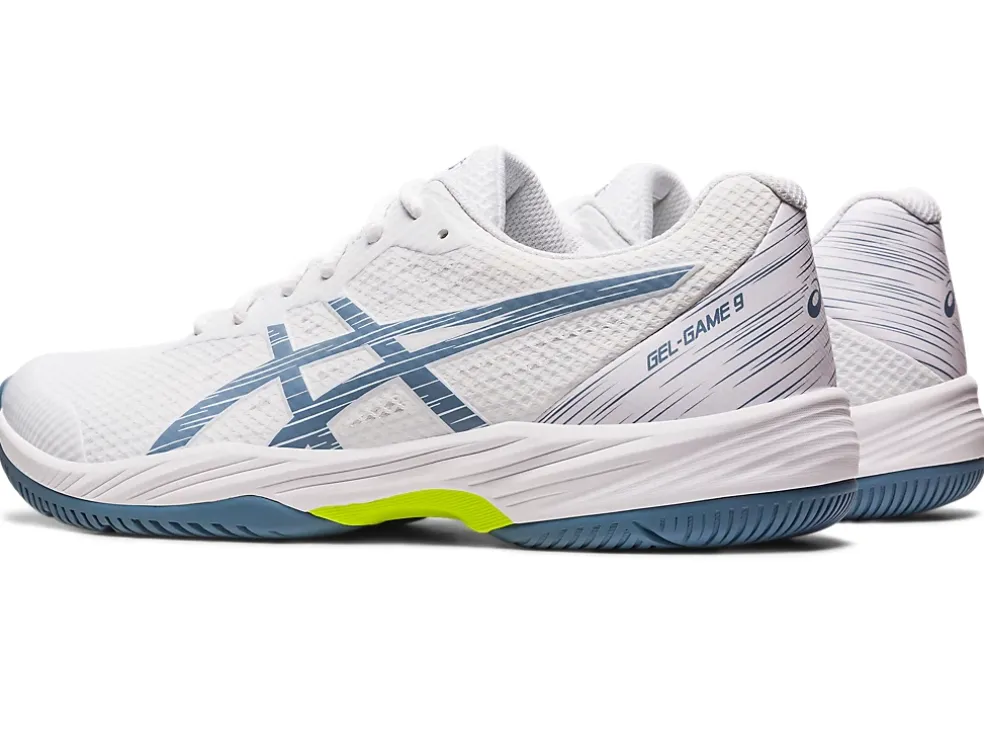Outlet ASICS GEL-GAME 9 White/Steel Blue