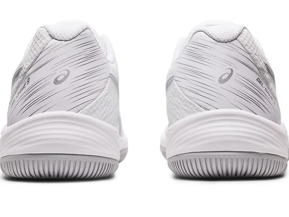 Discount ASICS GEL-GAME 9 White/Pure Silver