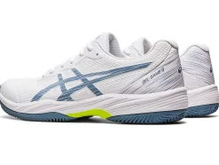 New ASICS GEL-GAME 9 CLAY/OC White/Steel Blue