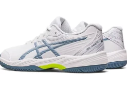 Clearance ASICS GEL-GAME 9 GRADE SCHOOL White/Steel Blue