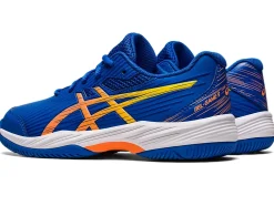 Shop ASICS GEL-GAME 9 GRADE SCHOOL Tuna Blue/Sun Peach