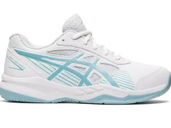 Shop ASICS GEL-GAME 8 GRADE SCHOOL White/Smoke Blue