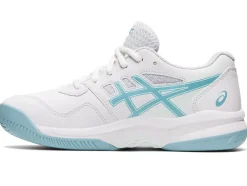 Shop ASICS GEL-GAME 8 GRADE SCHOOL White/Smoke Blue