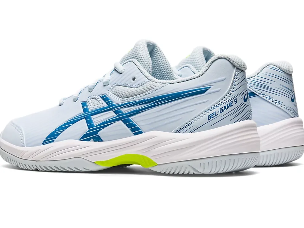 Cheap ASICS GEL-GAME 9 GRADE SCHOOL Sky/Reborn Blue