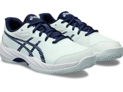 Shop ASICS GEL-GAME 9 GRADE SCHOOL CLAY/OC Pale Mint/Blue Expanse