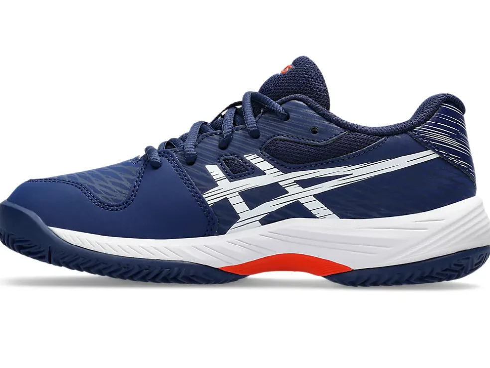 Outlet ASICS GEL-GAME 9 GRADE SCHOOL CLAY/OC Blue Expanse/White