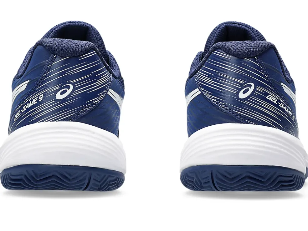 Outlet ASICS GEL-GAME 9 GRADE SCHOOL CLAY/OC Blue Expanse/White