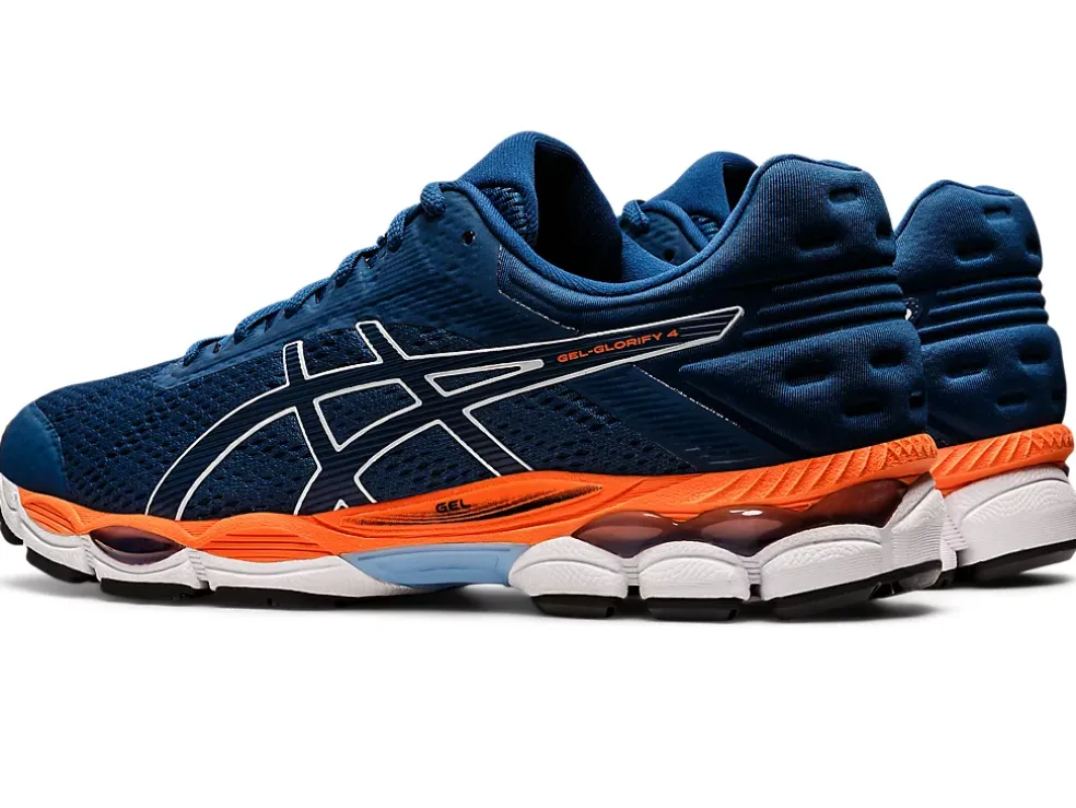 New ASICS GEL-GLORIFY 4 Mako Blue/White