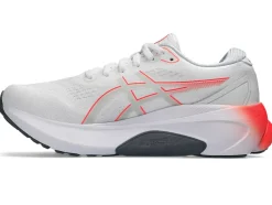 Best ASICS GEL-KAYANO 30 White/Sunrise Red