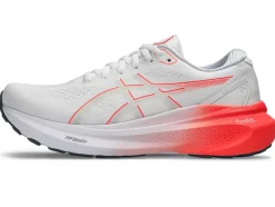 Best ASICS GEL-KAYANO 30 White/Sunrise Red