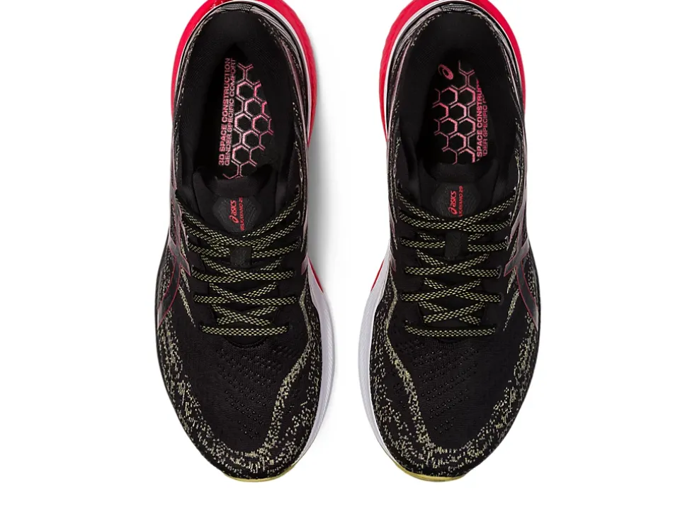 Outlet ASICS GEL-KAYANO 29 Black/Electric Red