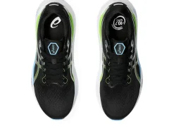 New ASICS GEL-KAYANO 30 Black/Electric Lime
