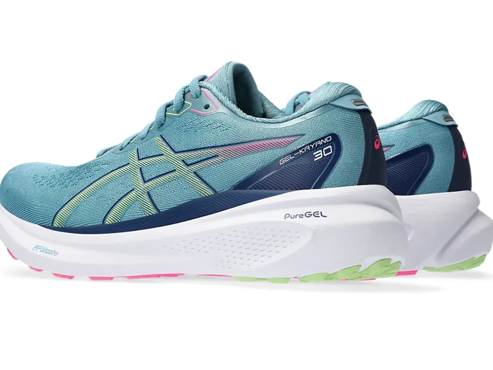 Best ASICS GEL-KAYANO 30 Gris Blue/Lime Green