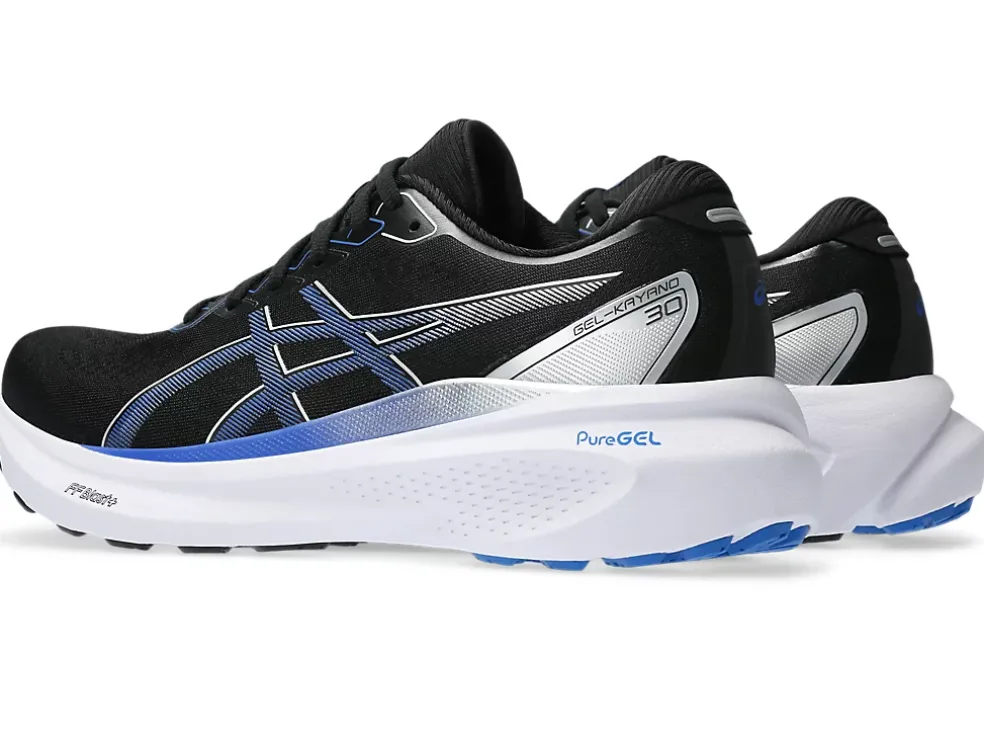 Cheap ASICS GEL-KAYANO 30 Black/Illusion Blue