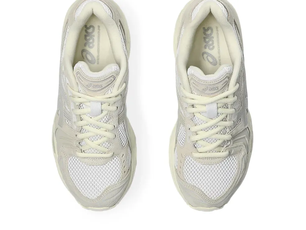Discount ASICS GEL-KAYANO 14 White/Smoke Grey
