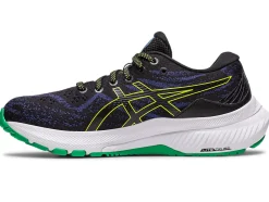 Shop ASICS GEL-KAYANO 29 GRADE SCHOOL Black/Lime Zest