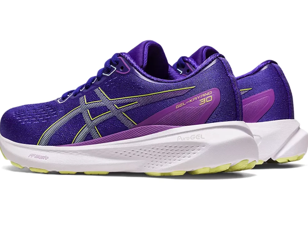 New ASICS GEL-KAYANO 30 GRADE SCHOOL Palace Purple/Glow Yellow