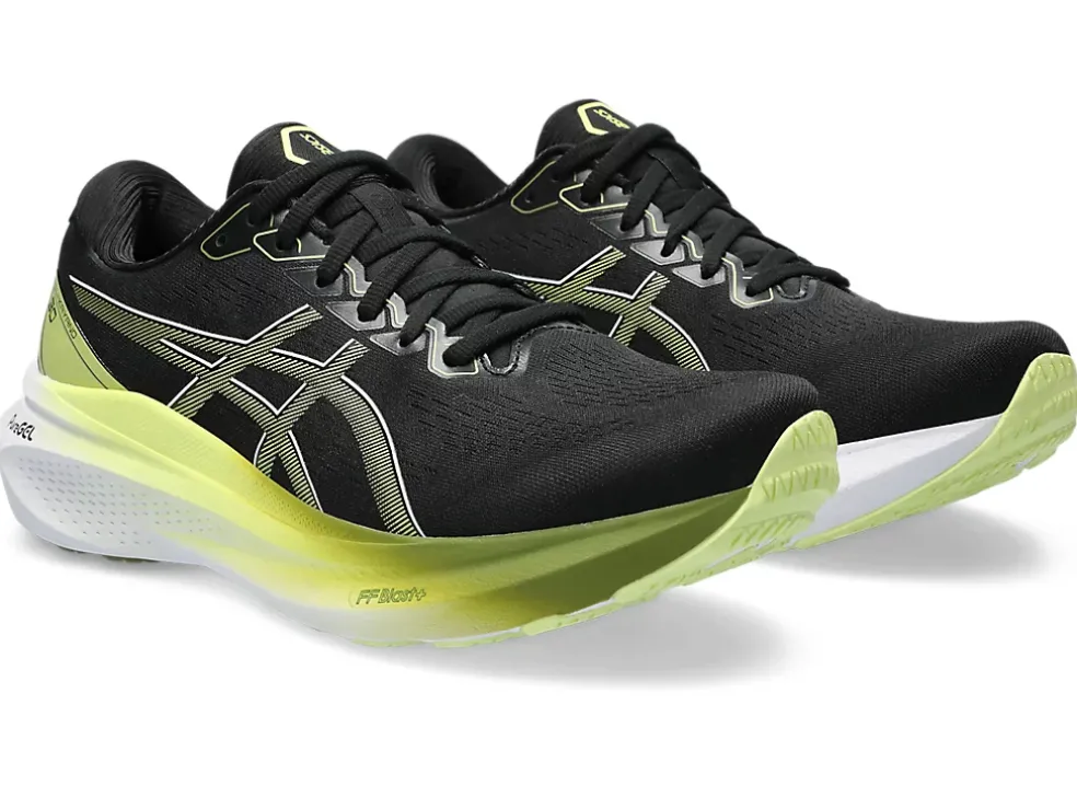 Fashion ASICS GEL-KAYANO 30 WIDE Black/Glow Yellow
