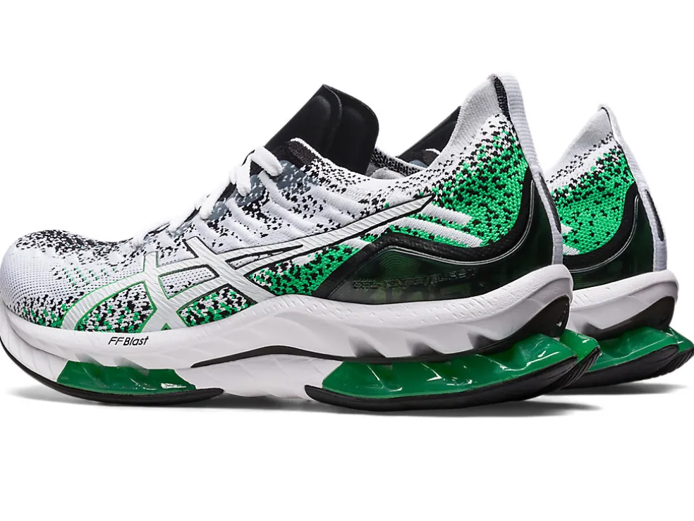 Discount ASICS GEL-KINSEI BLAST White/Cilantro