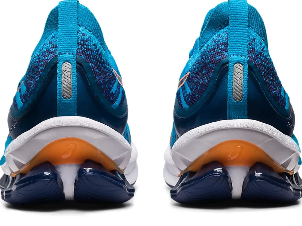 Online ASICS GEL-KINSEI BLAST Island Blue/Sun Peach
