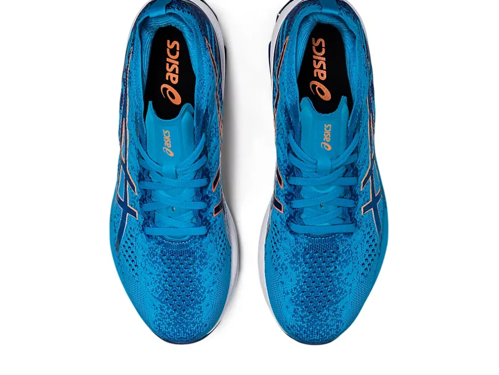 Online ASICS GEL-KINSEI BLAST Island Blue/Sun Peach