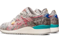 New ASICS GEL-LYTE III OG RECYCLED FELT Oyster Grey/Diva Pink