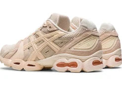Cheap ASICS GEL-NIMBUS 9 Oatmeal/White Peach