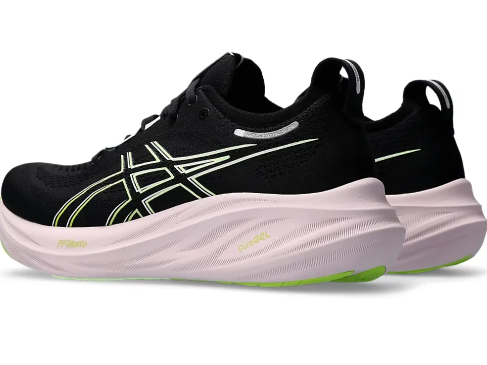 Outlet ASICS GEL-NIMBUS 26 Black/Neon Lime
