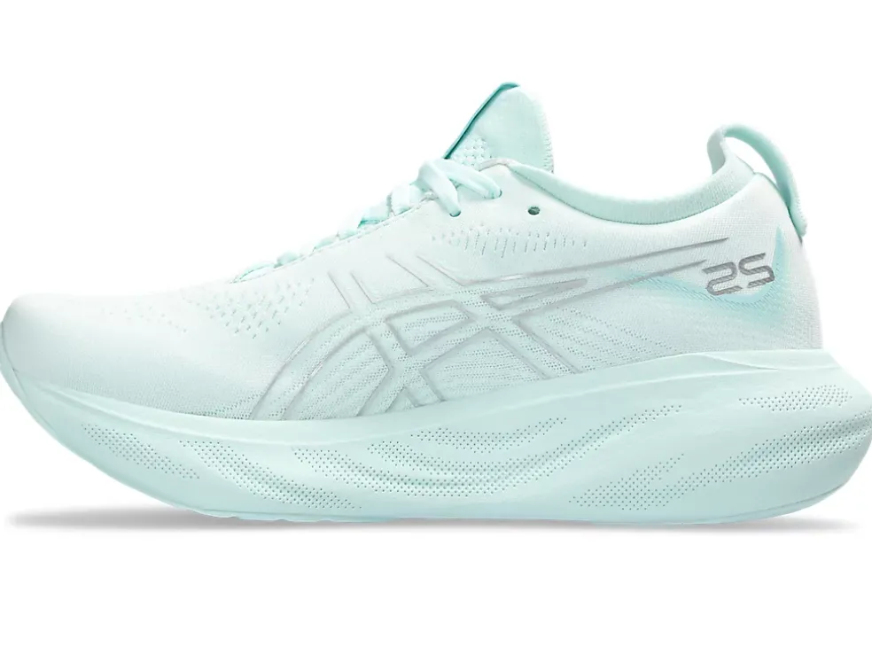 Cheap ASICS GEL-NIMBUS 25 Soothing Sea/Pure Silver