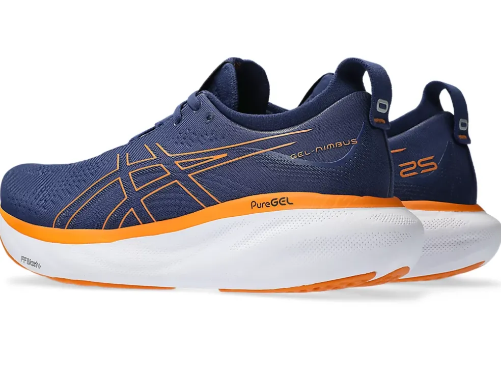 Best Sale ASICS GEL-NIMBUS 25 Deep Ocean/Bright Orange