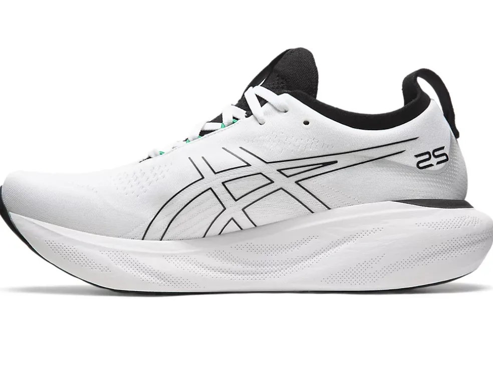 Best Sale ASICS GEL-NIMBUS 25 White/Black