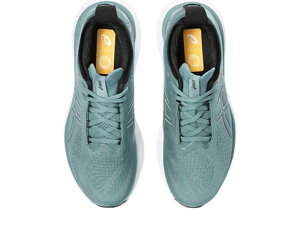 Cheap ASICS GEL-NIMBUS 25 Foggy Teal/Pure Aqua