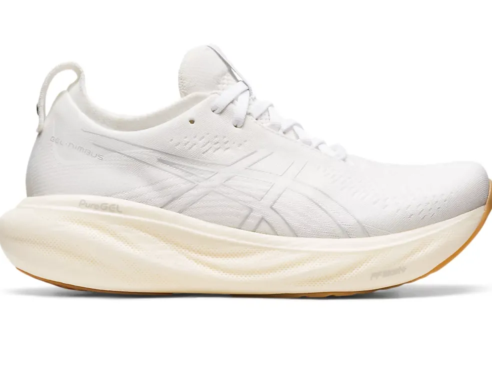 Cheap ASICS GEL-NIMBUS 25 White/White