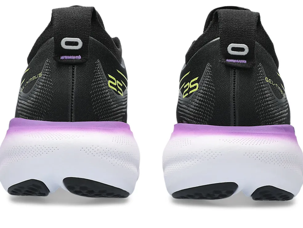 Shop ASICS GEL-NIMBUS 25 Black/Glow Yellow