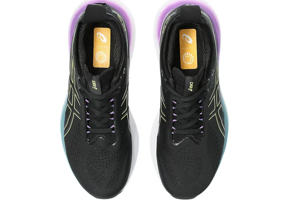 Shop ASICS GEL-NIMBUS 25 Black/Glow Yellow
